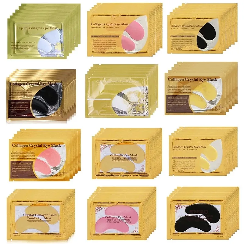 
24K Gold Eye Pads Hydrogel Mask For Anti Aging Anti Wrinkle 