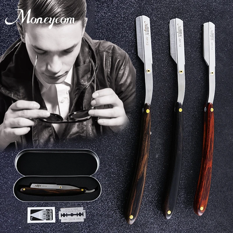 Razor With 5 Blades Wooden Handle with Custom Logo for Men or Women M112
