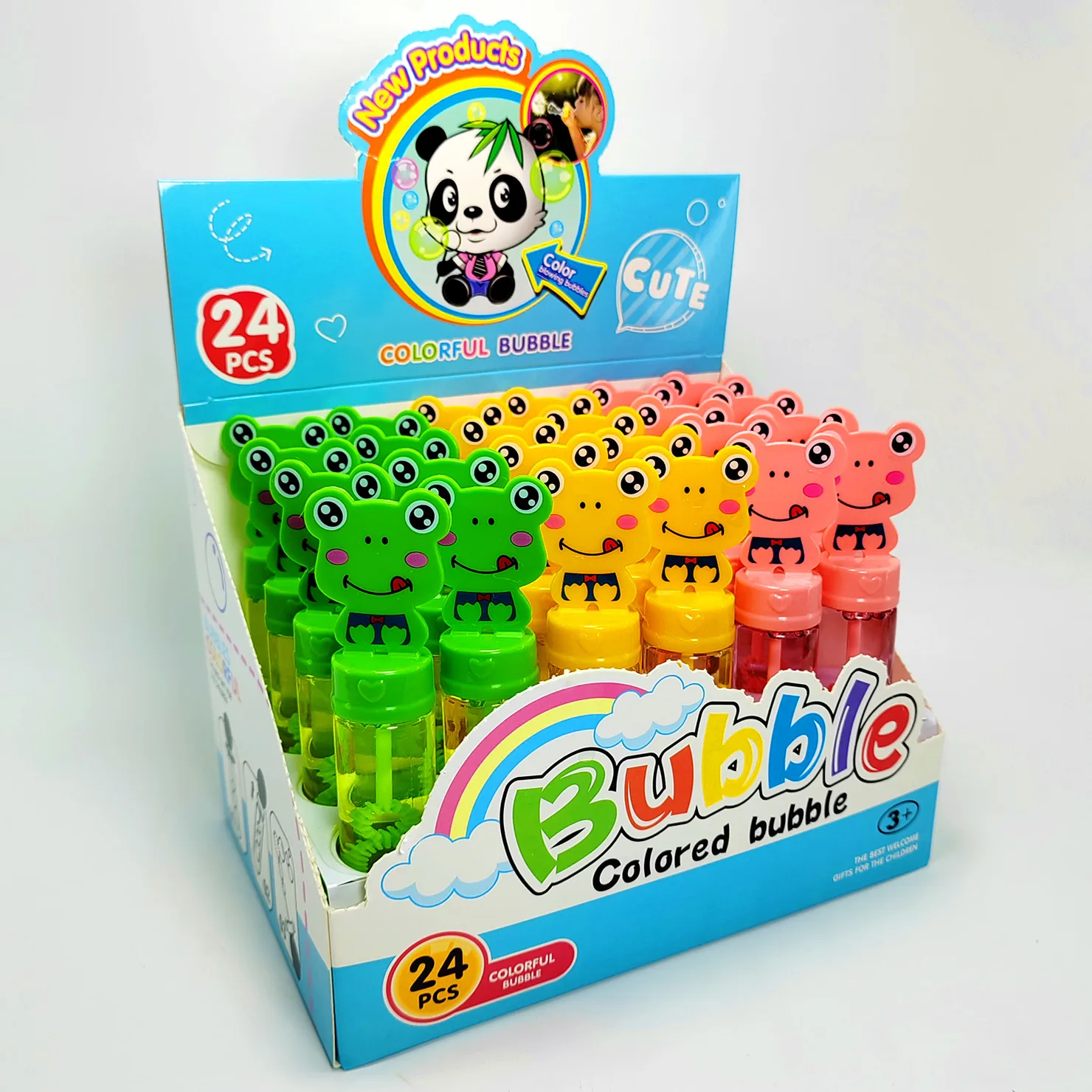 OEM promotion  kid bubble tube 30 ml Cartoon Bubble water wand toy Wholesale