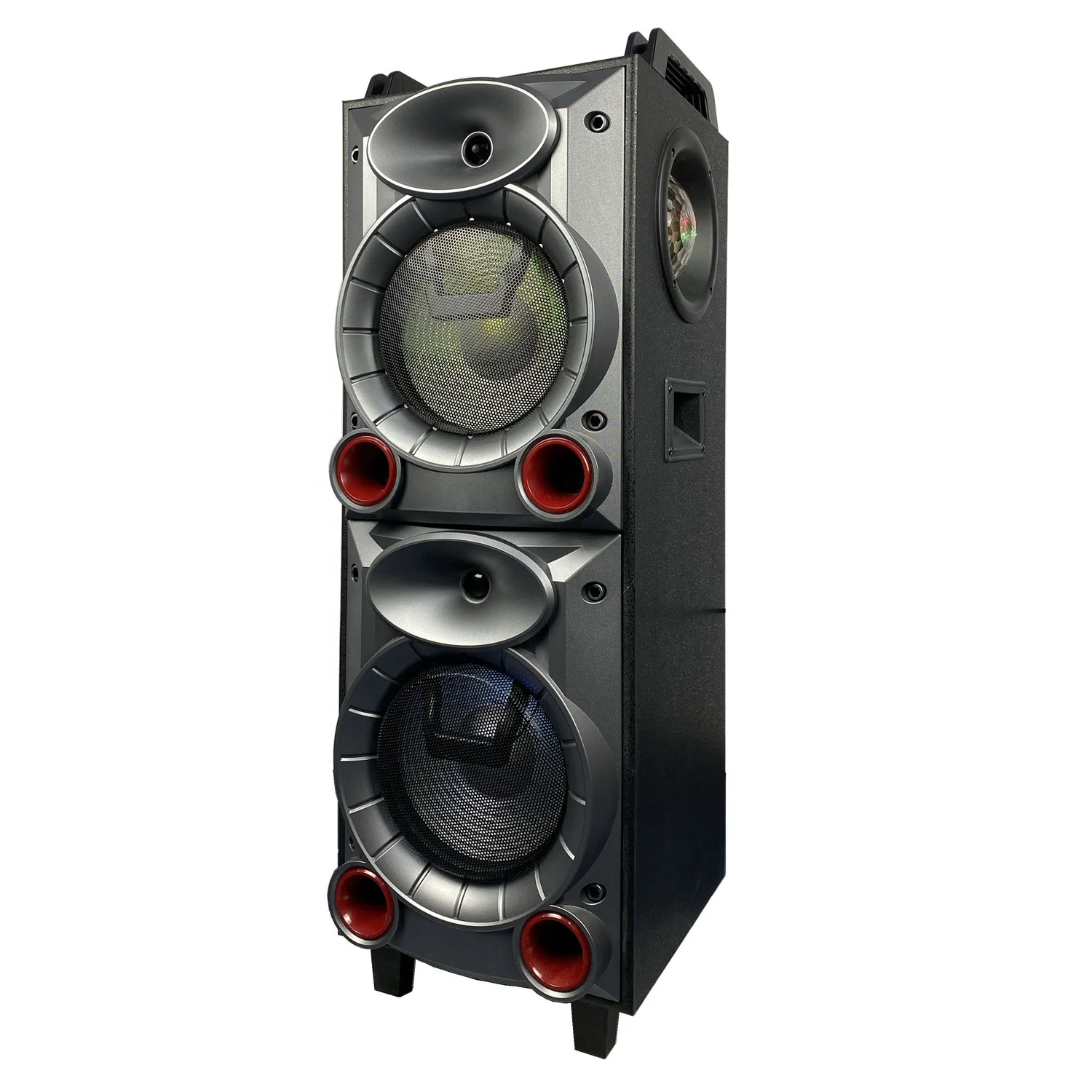
Super High Power Wooden Party Speaker Support Family Entertainment 