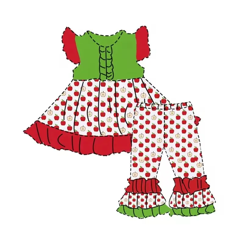 baby girl clothes 10 year old back to school clothes pearl ruffle dress ruffle pants sets korean girl birthday clothes