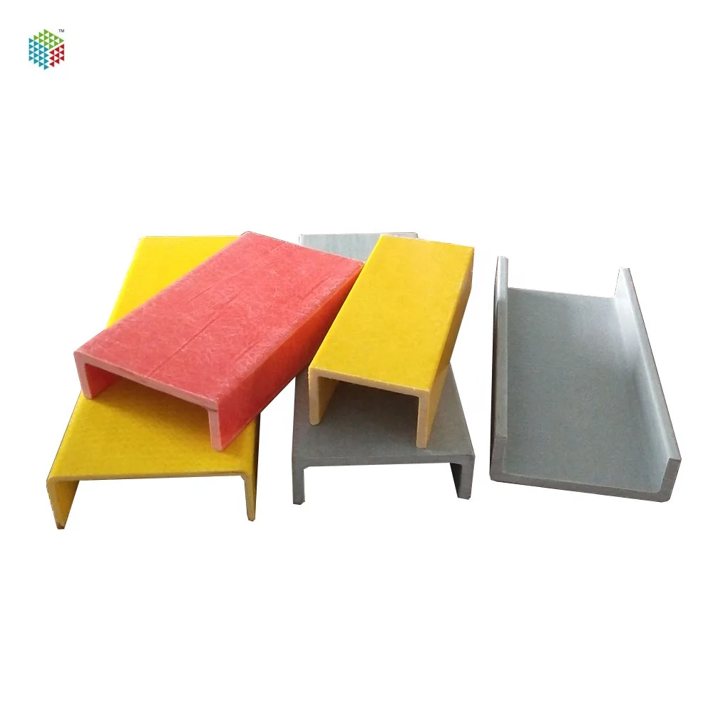 FRP Fiberglass GRP Glassfiber C Channel U Channel Construction Channel