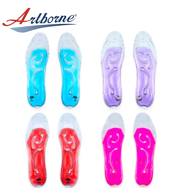 Reusable comfort instant click heating pack hot cold therapy thermal foot warmer insole massage heat pad feet warmer