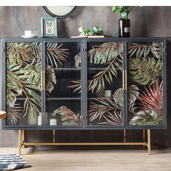 wholesale custom American entryway door vintage cabinet dining room living room  sideboard hotel cabinet tv stand