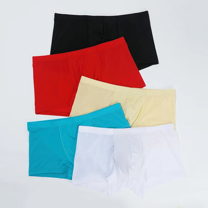 Custom Wholesale Latex Mens Boxer Sexy Men Boxer Shorts Underwear