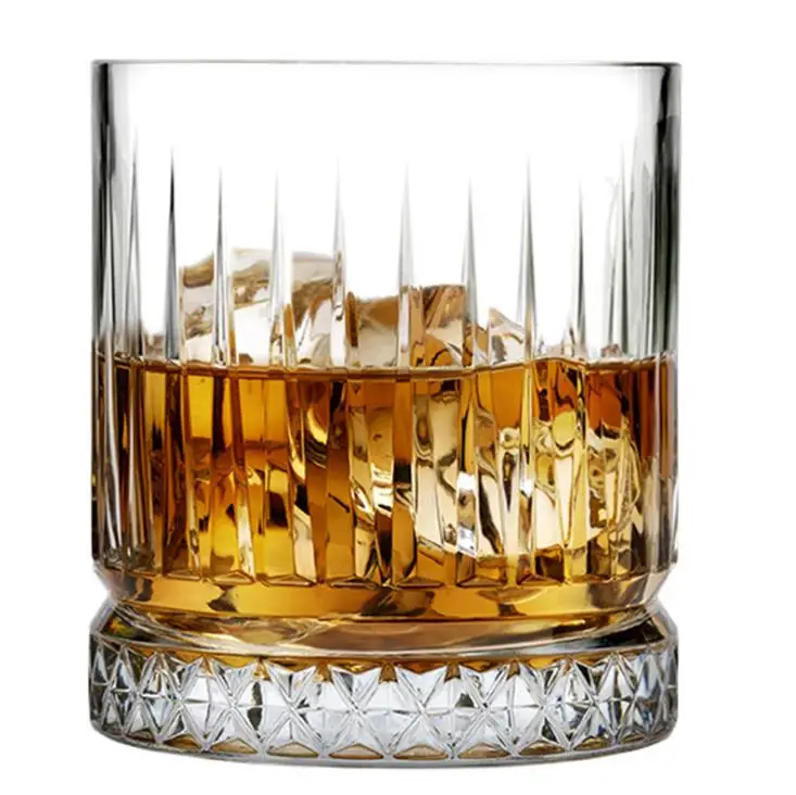 
Transparent Diamond Round Bottom Whiskey Glass Crystal Cup 