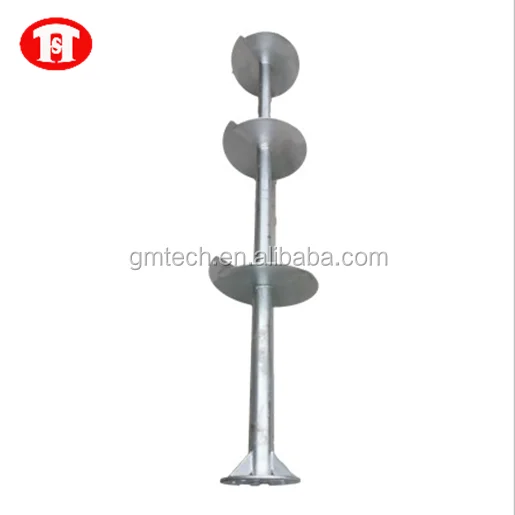 Ground Screw Solar Ground Screw Anchor Piles For Foundation