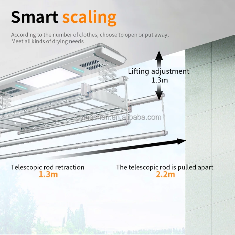 Electric Folding Ceiling Smart Drying Rack Clothes Drying Racks Drying Hanger for Clothes