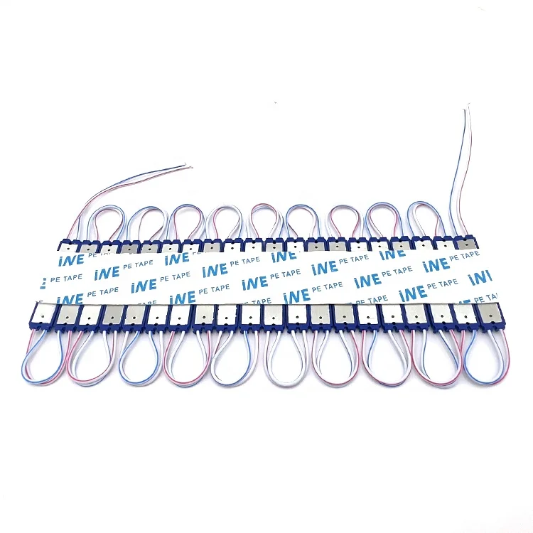 12v 3 Light Sign Lens 1.5W SMD 2835 Module Lamp Board Back Injection LED 6013/6113 B