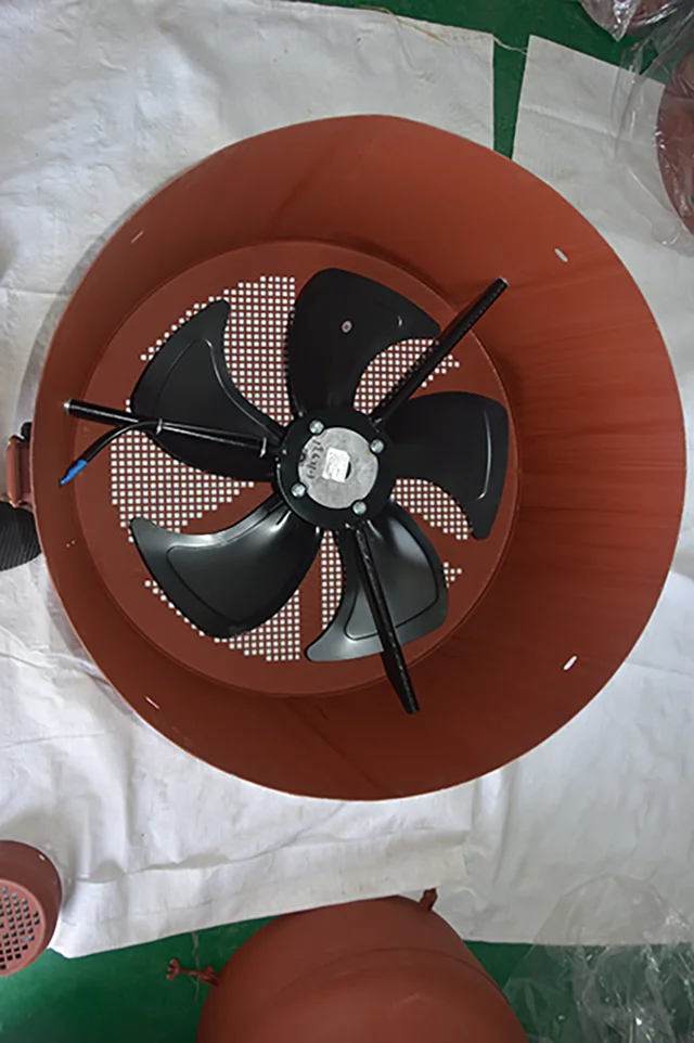 3 phase motor forced axial cooling fan for variable frequency motor