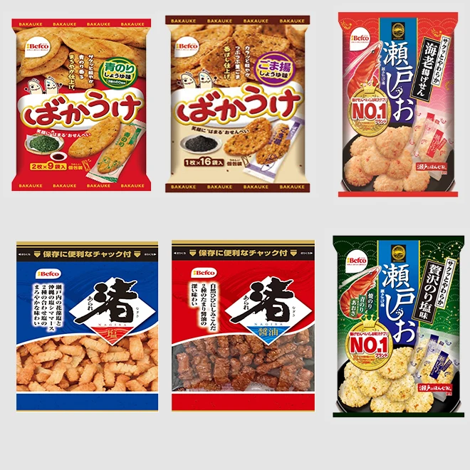 Сыпучие здоровые снэки с рисом Senbei