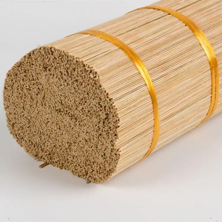Factory Sale Round Natural 1.3Mm Indian Bamboo Agarbatti Incense Stick