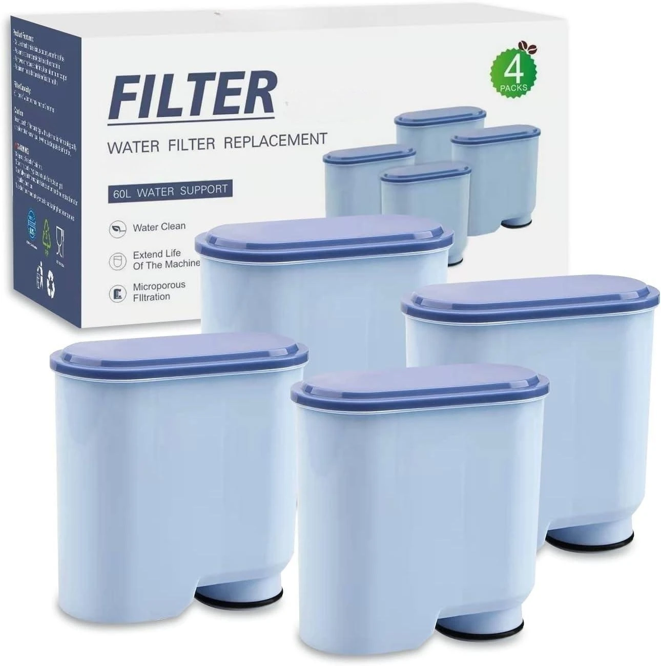 Фильтр для кофемашины с активированным углем фильтр очистки воды предотвращения накипи совместимый Philips CA6903 / 10/00