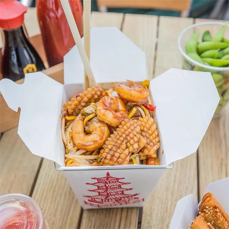 Еда на вынос того хлеб крафт-бумага картофель фри немецкий турецкий Донер лапша кебаб гриль мясовая упаковка бумажная упаковочная коробка для еды