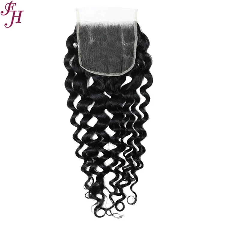 FH HD Lace 5x5 human raw hair frontal transparent frontal closure swiss body wave hd lace frontal