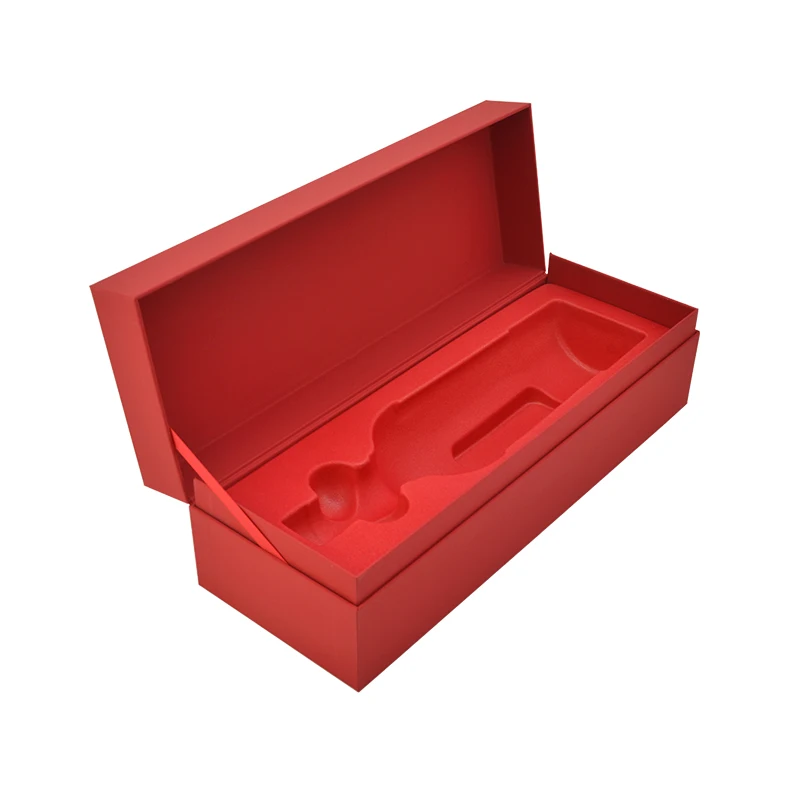 Wholesale Custom Personalized Logo Single Red Wine Storage Packaging Box Red Wine Gift Box with Custom Logo
