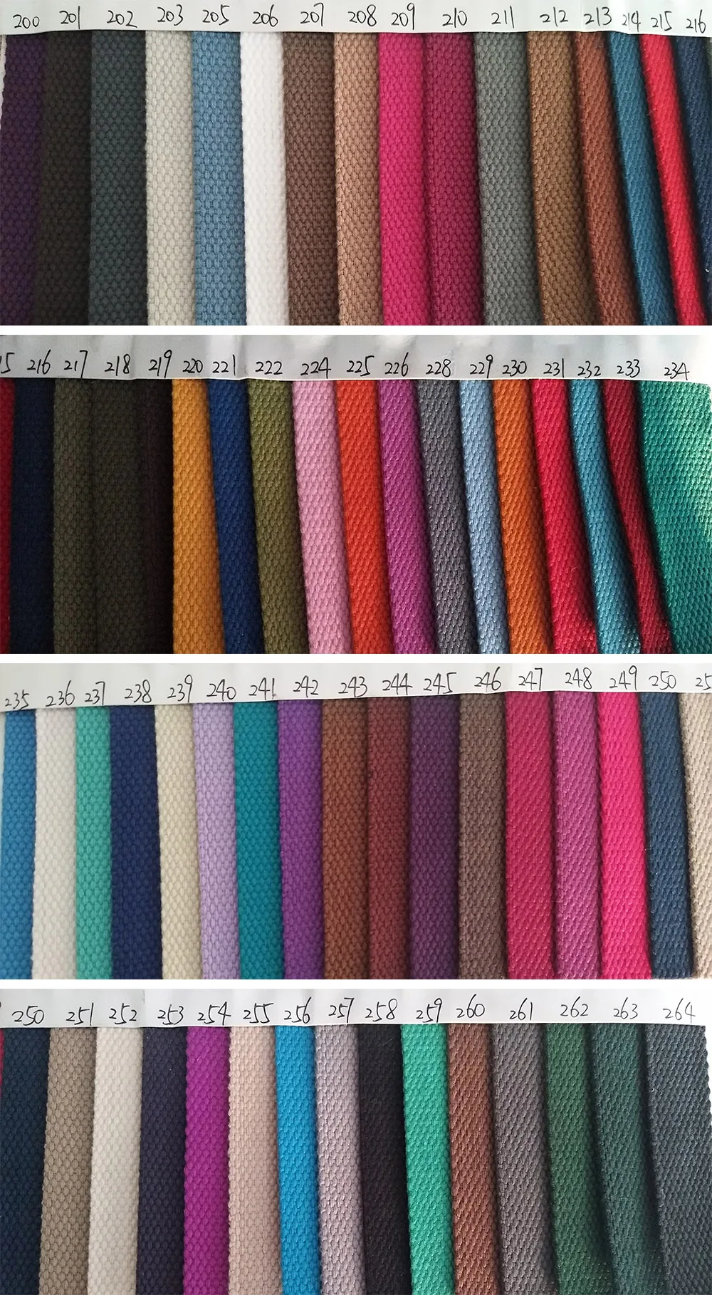 ZONESIN Support customized branded LOGO colors cotton canvas webbing cotton webbing