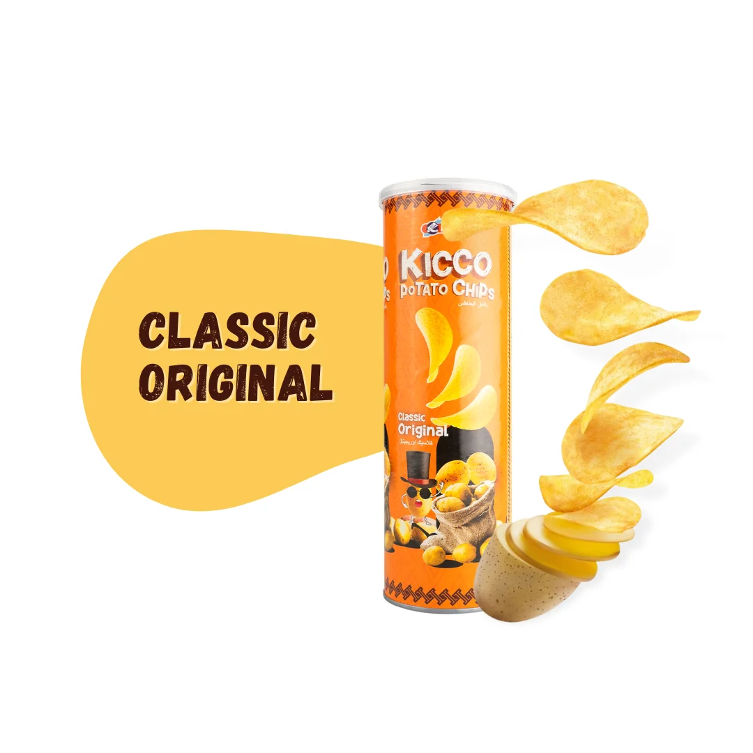 Wholesales Supplier Malaysia Halal Kicco Potato Chips Classic Original Smoke Grill BBQ Garden Fresh Sour Cream & Onion Flavour