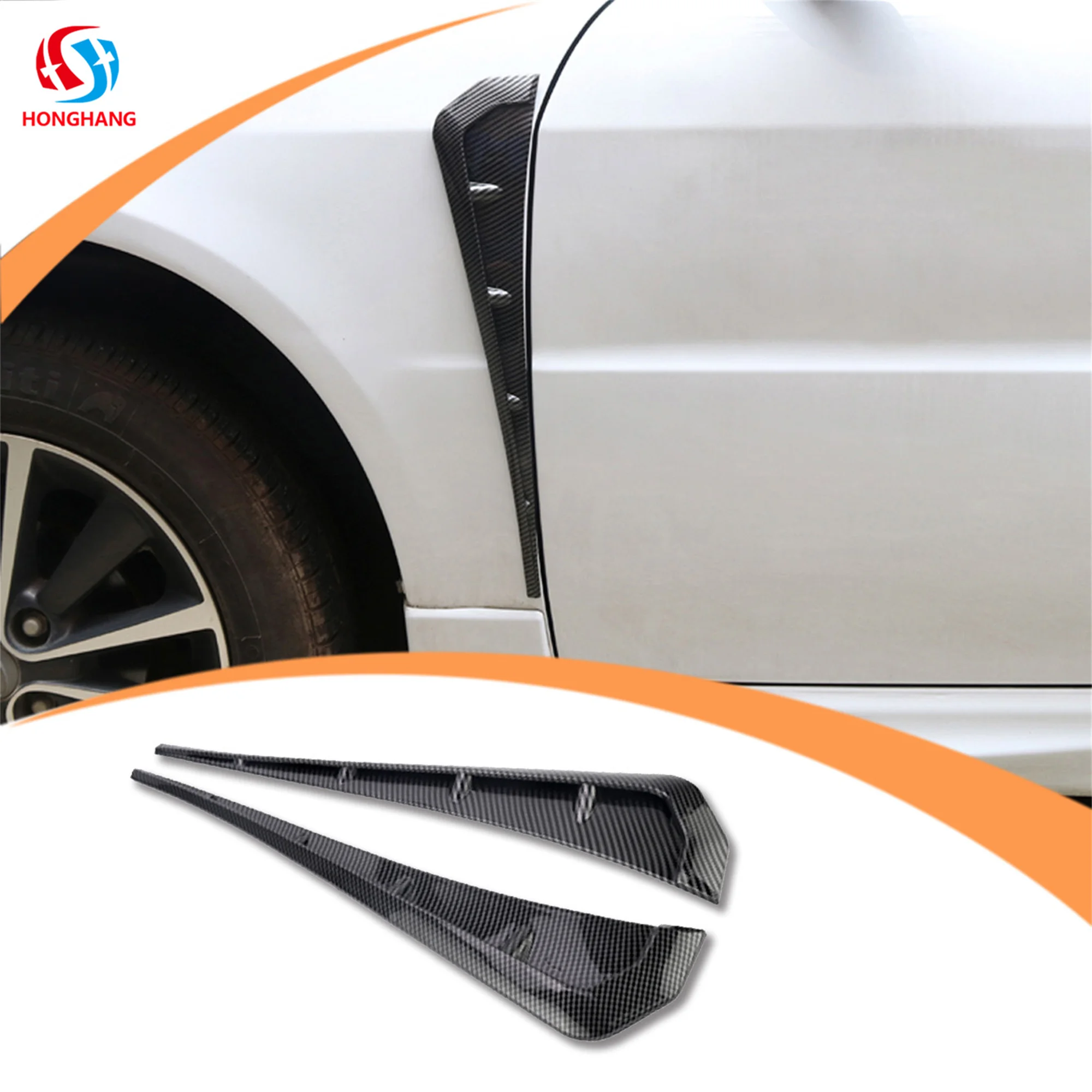 Honghang Hot Sale Auto Parts Spare Parts Auto Universal Flank Auto Parts, Gloss Black Vent Fenders for All Cars