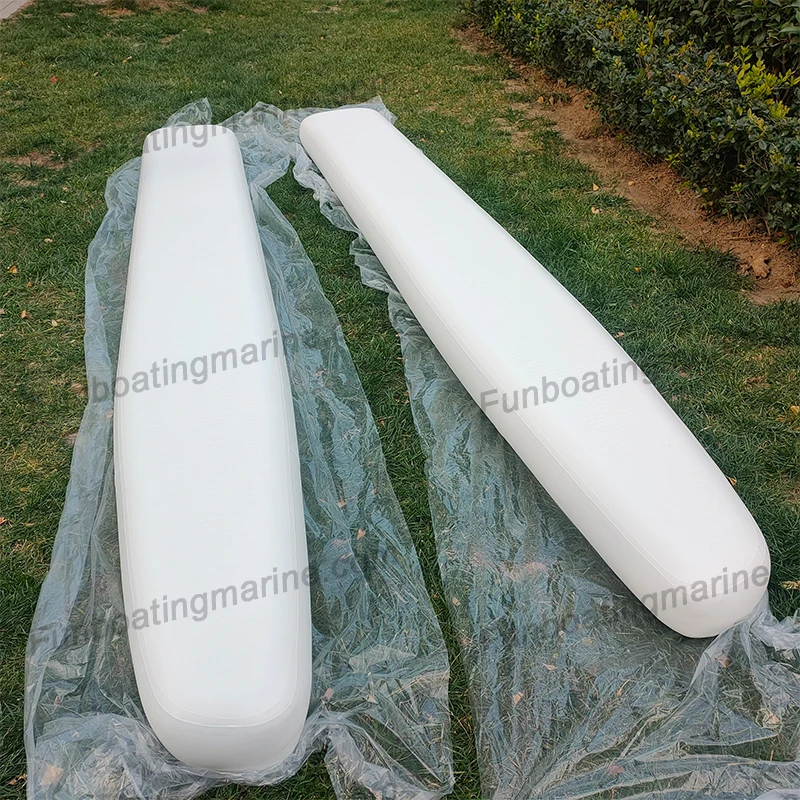 DWF Pontoon Boat Accessories Inflatable Floating Island Air Pontoon Boat Water Bike Parts