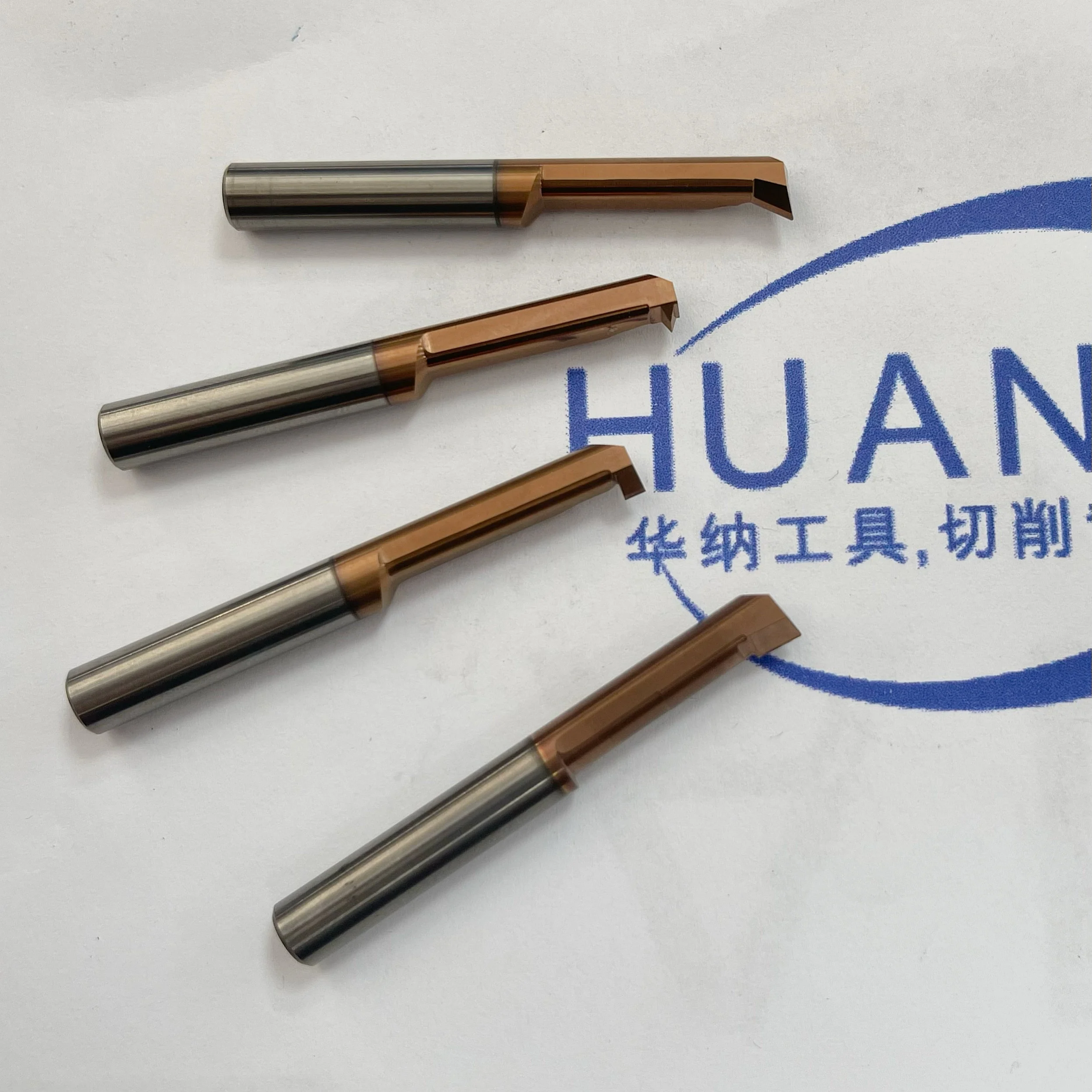 HUANA Micro Boring Tool CNC Cutting Tool Carbide Non-standard End Mill for Turning