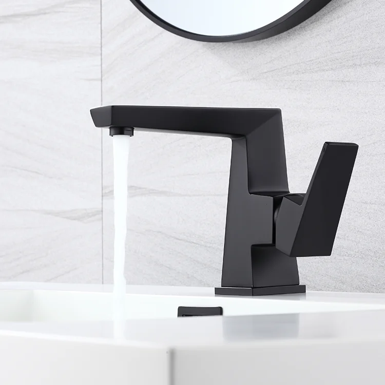 AG Modern Luxury Brass Bath Shower Mixer Taps Sink Water Black Faucet for Hotel Bathroom