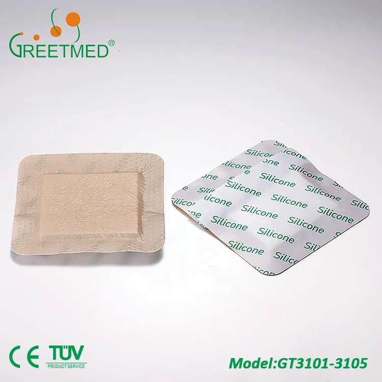 Повязка на рану из серебристого ионного пенопласта, одобренная CE