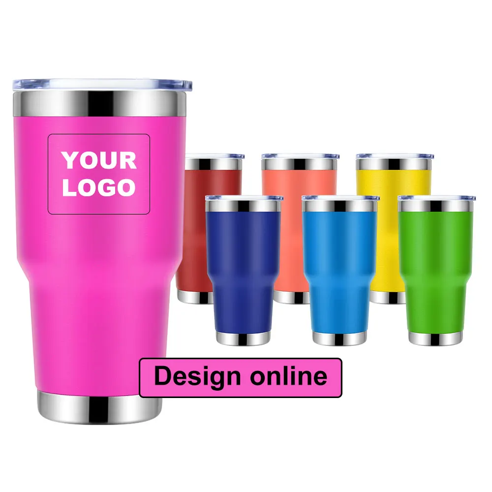 Customise 2020 New Stainless Steel Unique Gradient Ombre Leak Proof Boss Warm Tumblers In Bulk