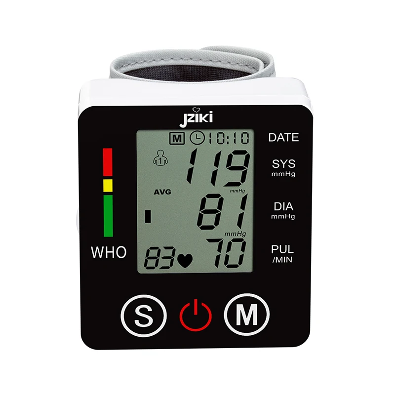 High Quality Wrist Blood Pressure Monitor Accurate Measurement Wrist BP Monitor Voice Broadcast Blood Pressure Monitor for Sale