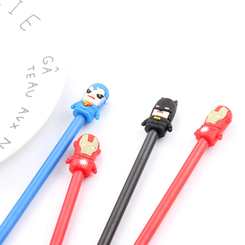 Креативные канцелярские принадлежности, милая мультяшная головка, герой, альянс, нейтральная ручка