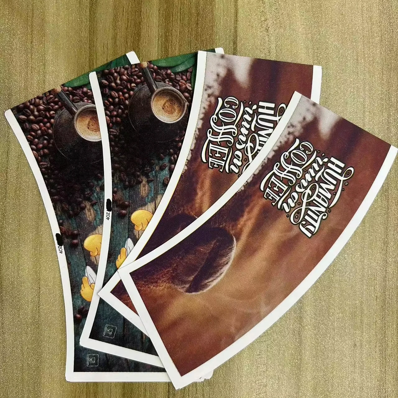 Customized Disposable PLA/PE food grade C1S/C2S custom Cupstock Paper Cup Fan 150-350gsm paper coated paper
