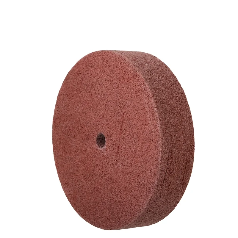 7 inch Non Woven Grinding Wheel Stainless Steel Metal Surface Polishing Nylon Wheel Fiber Polishing Disc