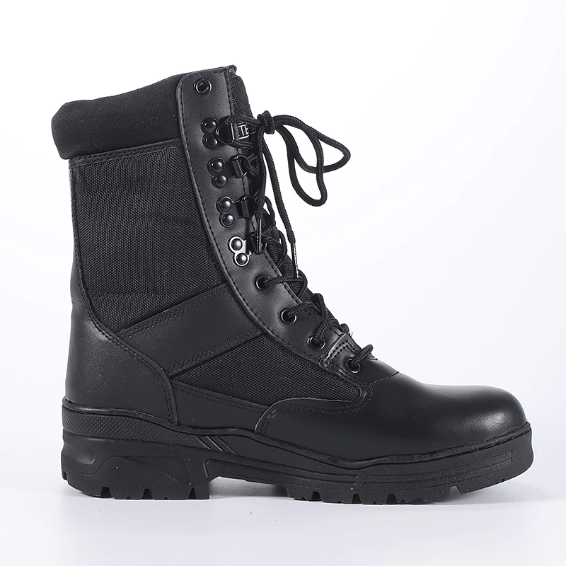 Custom Leather Desert Military Tactical Water Resistant Army Combat Boots For