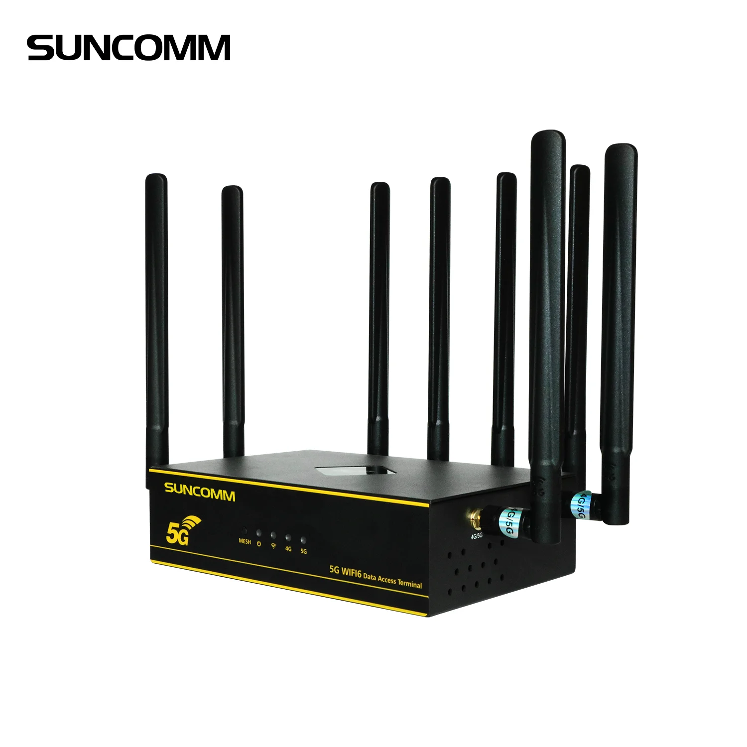 2023 горячая Распродажа SUNCOMM O1 5G Роутер 8 антенн WiFi 6 сетчатый QoS PCI AT TTL VPN модем для домашнего магазина