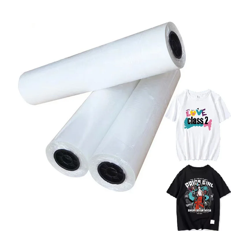 Chinese supplier Heat transfer PET dtf Film For T-Shirt Printing dtf printer film sheets direct to film roll