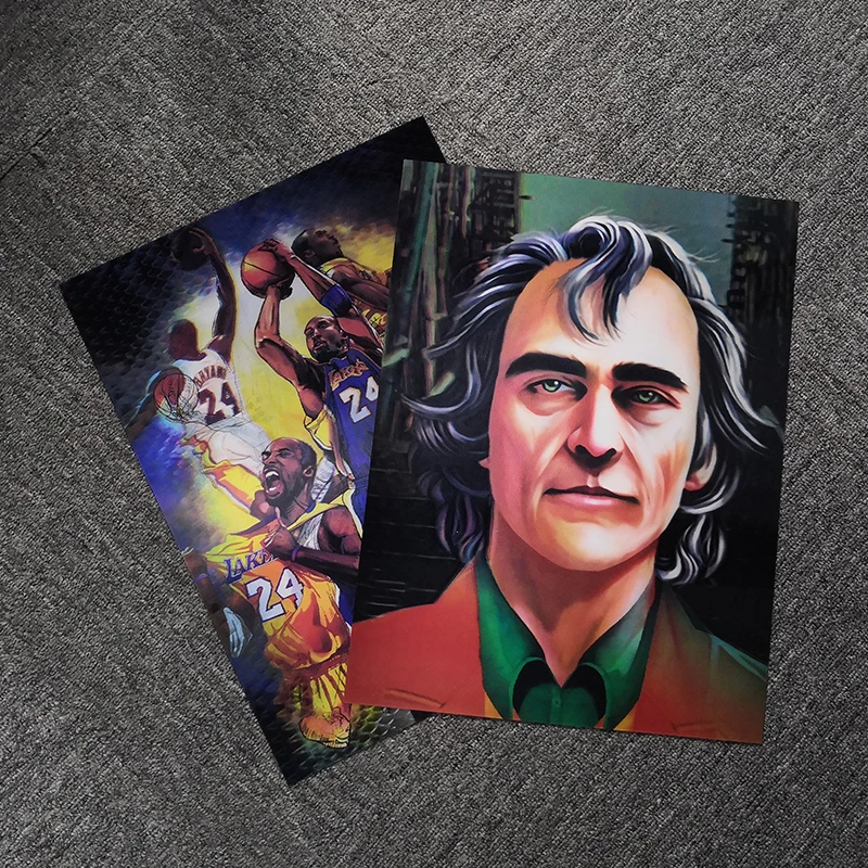 Popular customized products promotional 3d lenticular anime poster printing for decoration