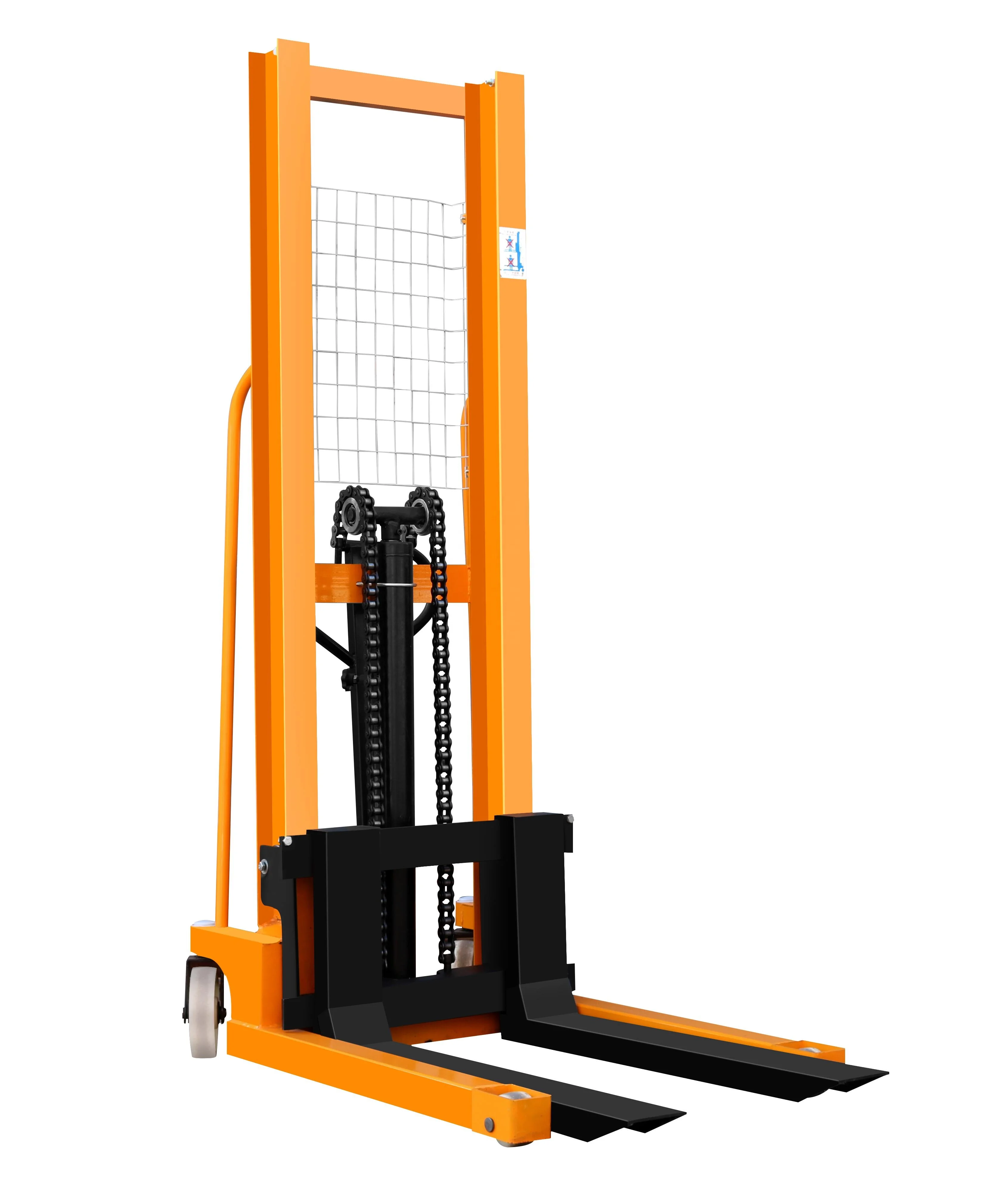 manual pallet stacker1-3ton  hand pallet stacker forklift made in china