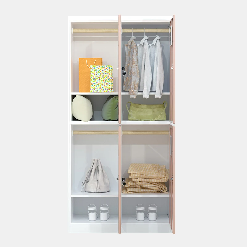 Customized metal locker gym clothes storage steel 4 doors bedroom swimming pool vertical steel locker