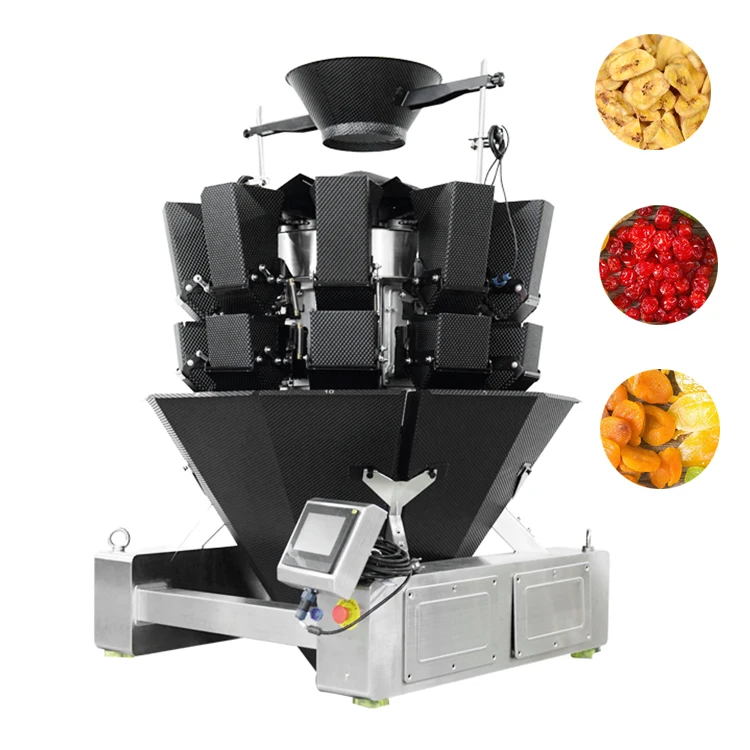 multi-function food packaging machine noodle chocolate beens multihead weigher packing machine