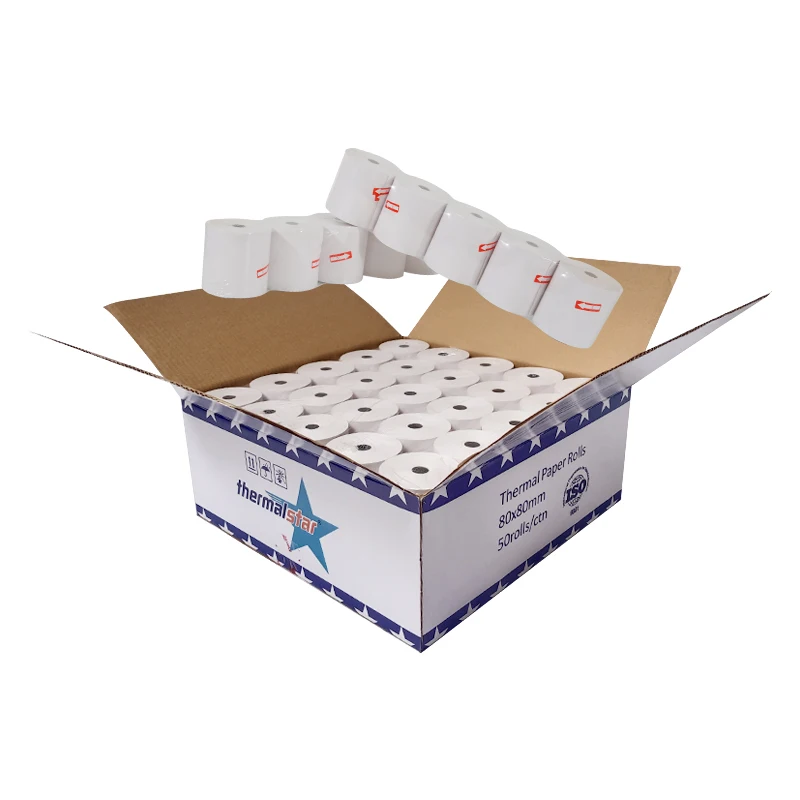 Thermal paper roll printing machine thermal paper roll pos thermal paper rolls 80x80mm
