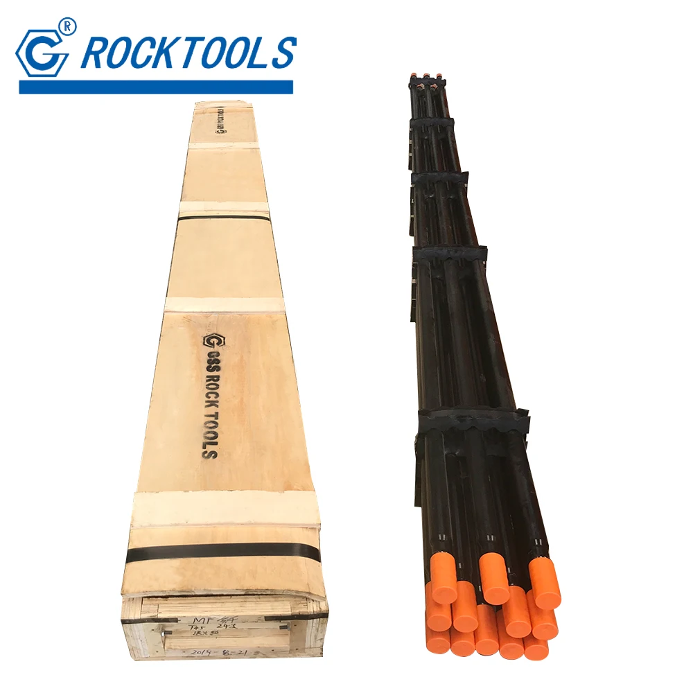 Top Hammer Drilling Tools R32 Extension Thread Drill Rod for Drifting or Tunneling