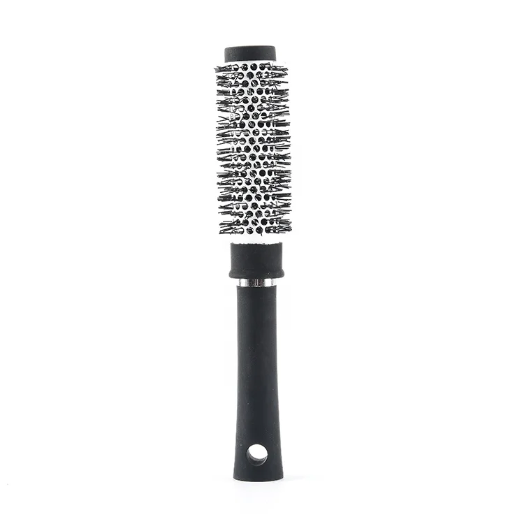 Professional salon aluminium barrel hair brush with CERAMIC
