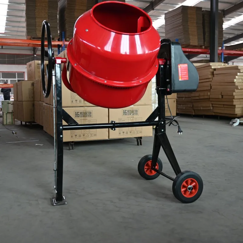 New Type  200L Portable Mini Concrete Mixer Low Noise for Construction