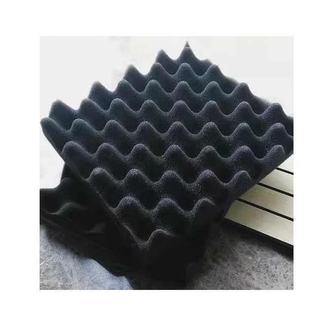 Manufacturers Studio Foam Panels Home Recording Studio Soundproof Acoustic Egg Crate Foam Black Acoustic Foam Set
