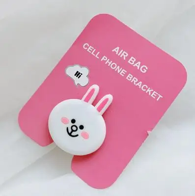 
Factory cartoon soft cute mobile phone holder stand air cushion bracket accessories 