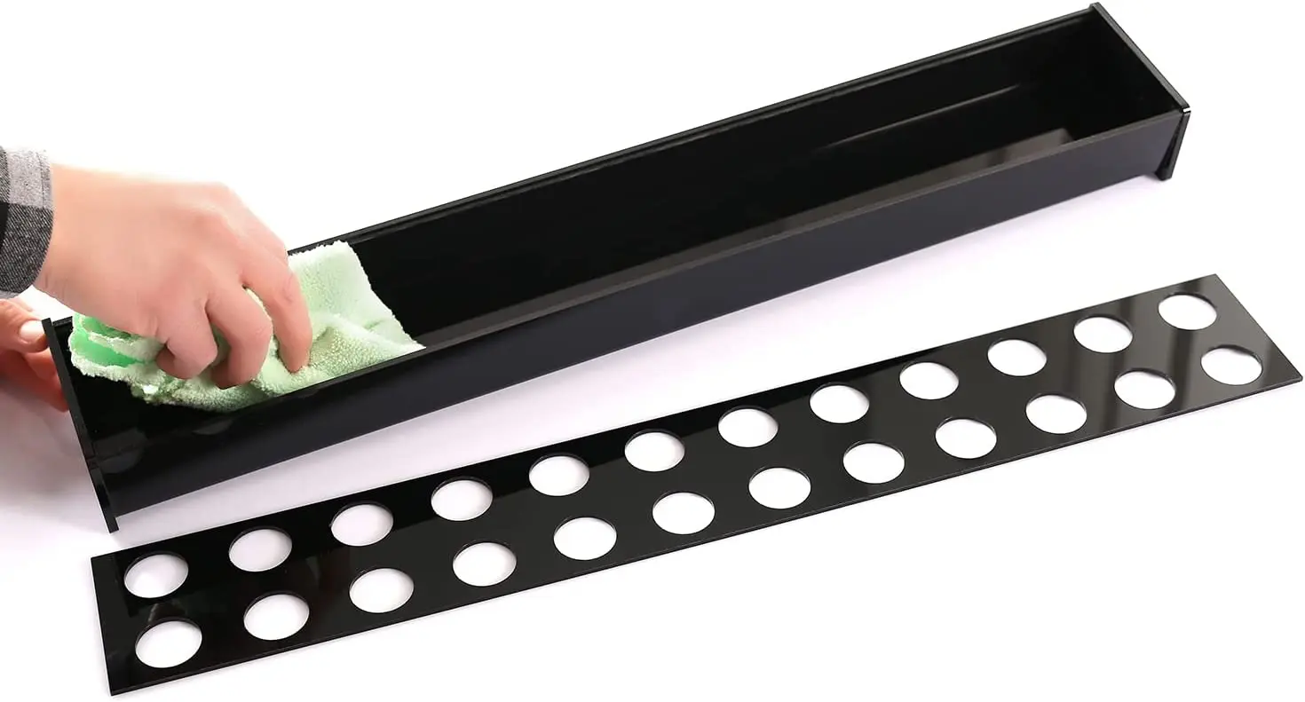 2023 Hot Seller Custom Custom Rectangular Home Decoration Acrylic Transparent Vase