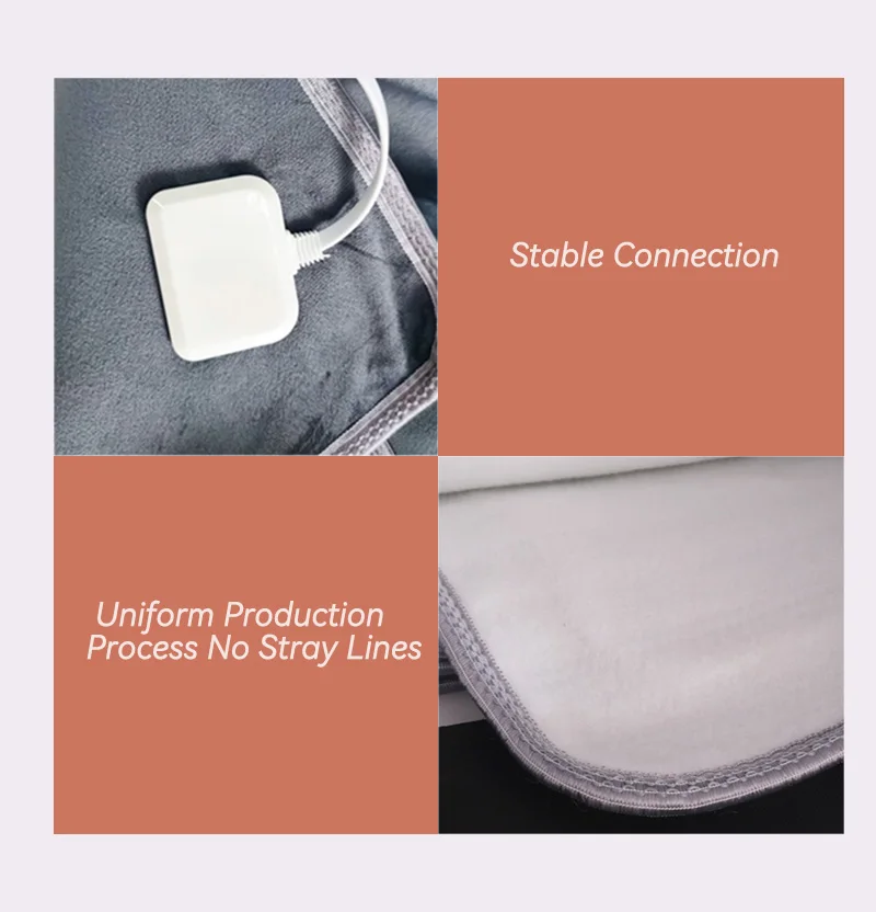 Оптовая продажа дешевое теплое электрическое одеяло с подогревом для зимы британская вилка большого размера домашнее без рисунка