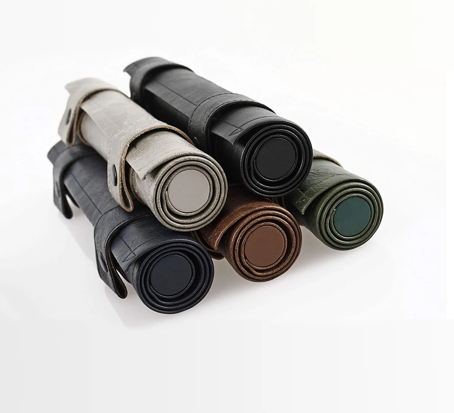 NEW design luxury Dungeons and Dragons DND RPG scroll dice rolling tray leather dice set with zipper holder