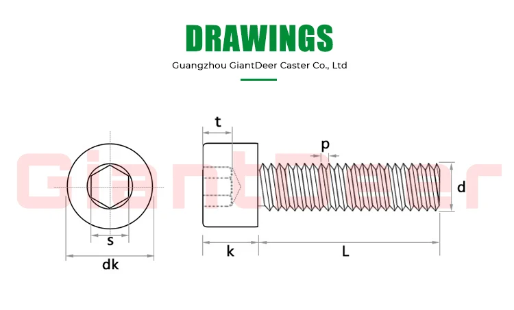 Fastener Manufacturer M2, M2.5, M3, M4, M5, M6, M8, M10, M12, M16 DIN 912 Carbon Steel Hexagon Head Fitted Bolts