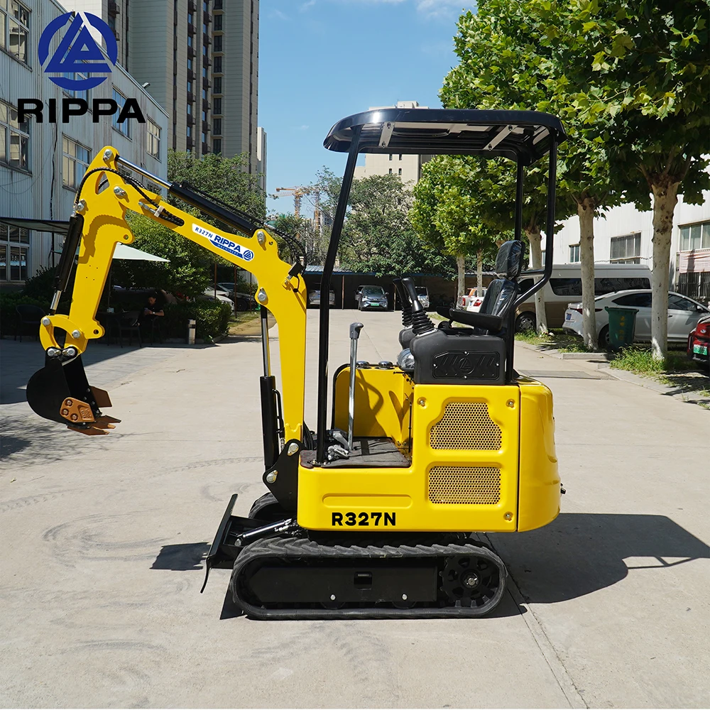 Rippa New Machine R327N EPA Engine Excavator Farm Digger Crawler Excavator Mini Digger